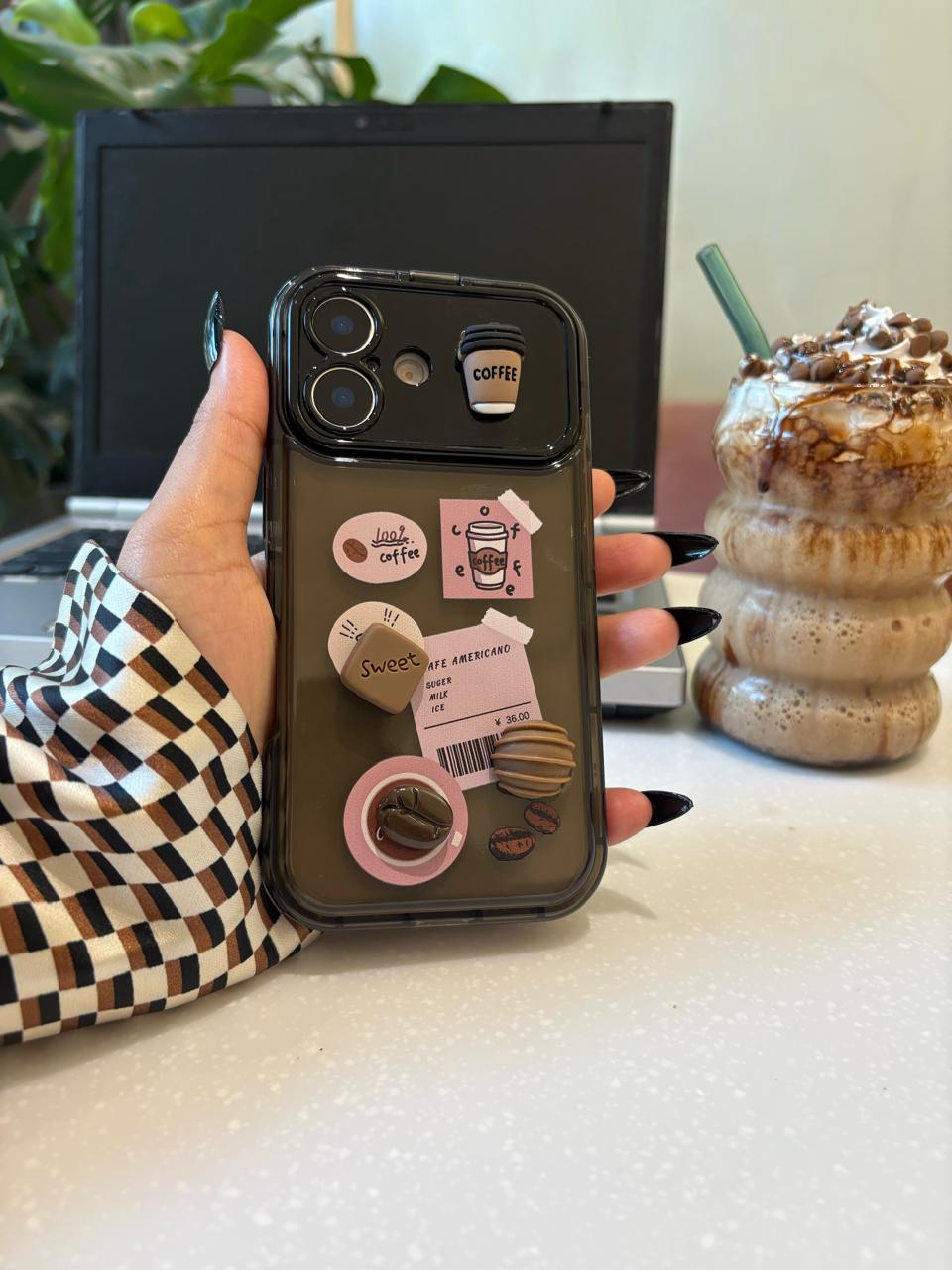 Cafe Americano Mirror 3D Phone Case