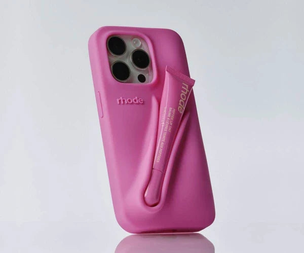 Silicon Lip Gloss iPhone Mobile Case With Tint