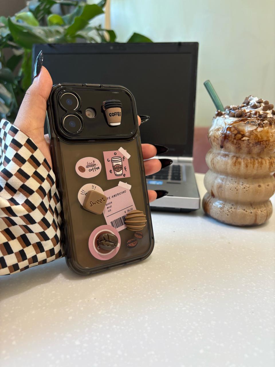 Cafe Americano Mirror 3D Phone Case