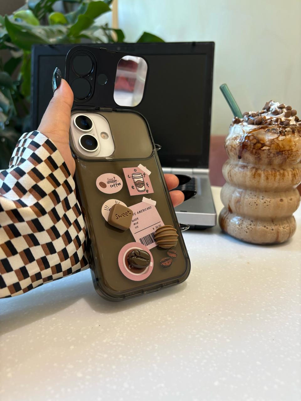 Cafe Americano Mirror 3D Phone Case