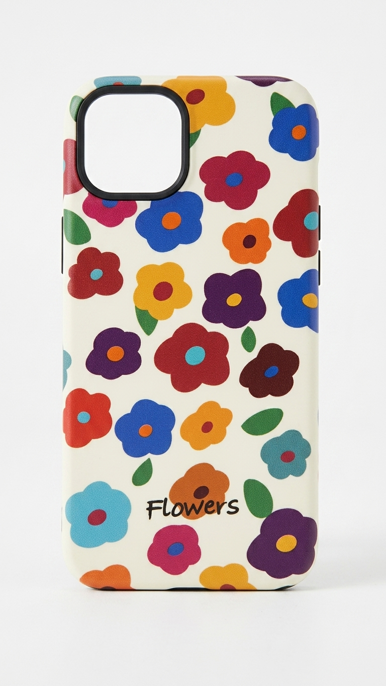 Color Pop Flowers iPhone Case