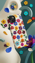 Color Pop Flowers iPhone Case