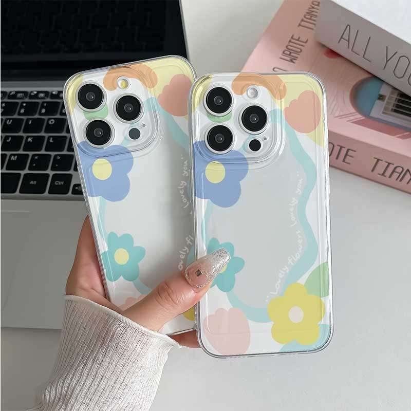 Vibrant Colorful Flowers Cute iPhone Case
