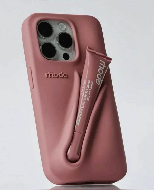 Silicon Lip Gloss iPhone Mobile Case With Tint