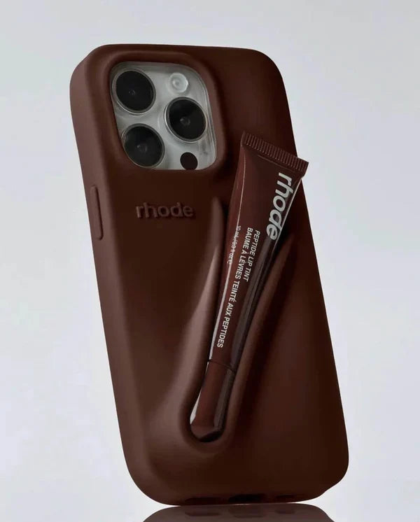 Silicon Lip Gloss iPhone Mobile Case With Tint