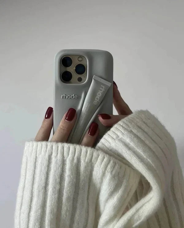 Silicon Lip Gloss iPhone Mobile Case With Tint
