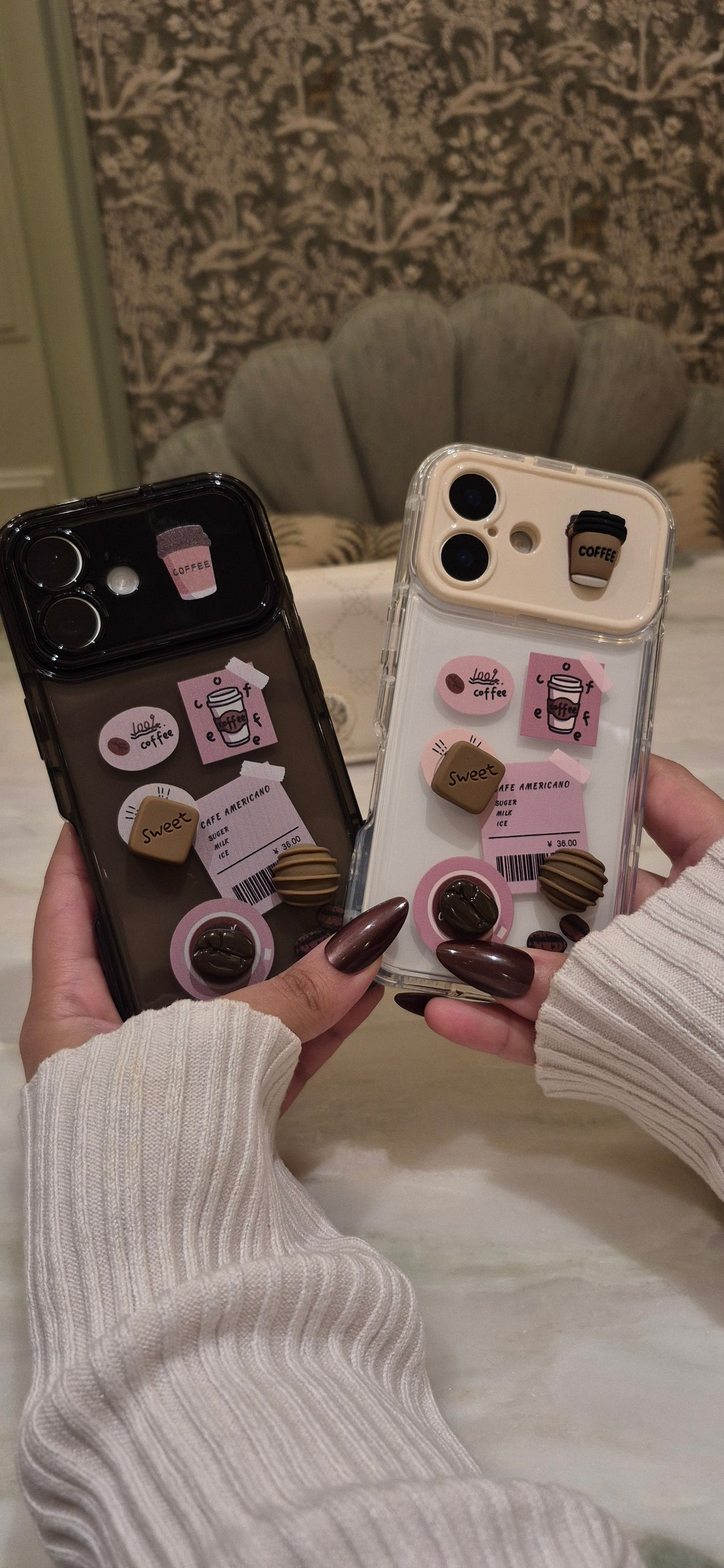 Cafe Americano Mirror 3D Phone Case