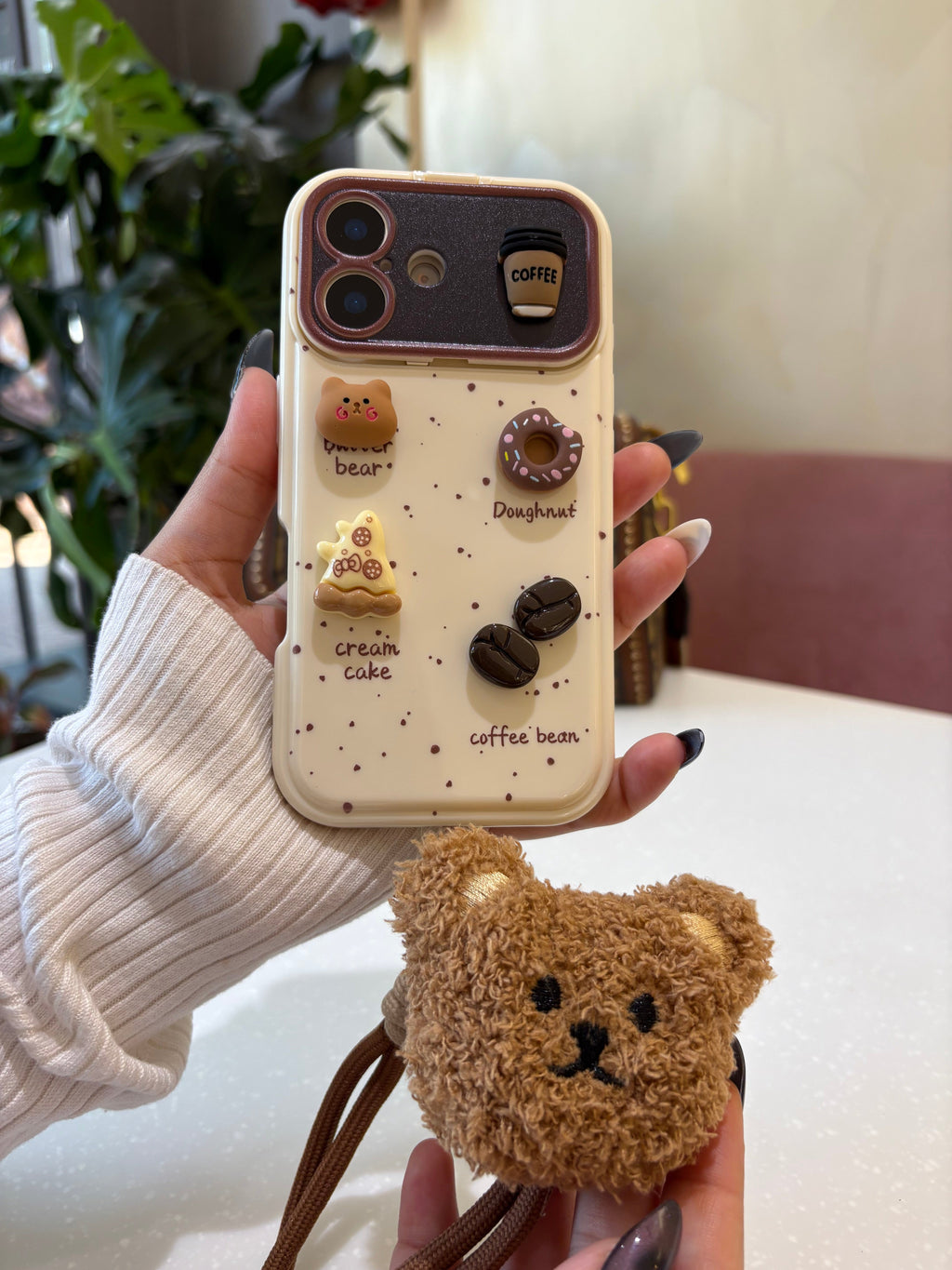 Donut Cookie Cafe Mirror 3D iPhone Case