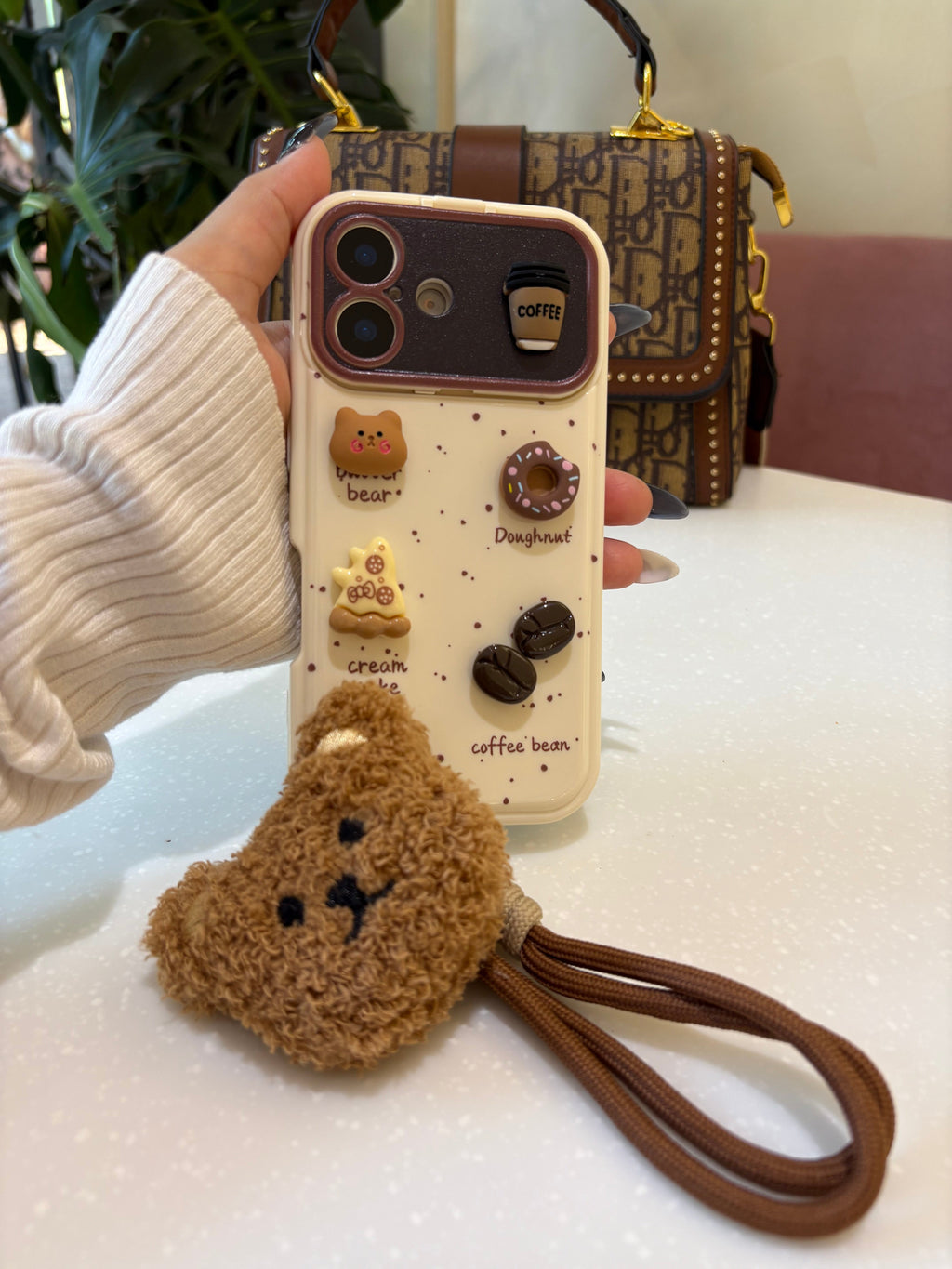 Donut Cookie Cafe Mirror 3D iPhone Case