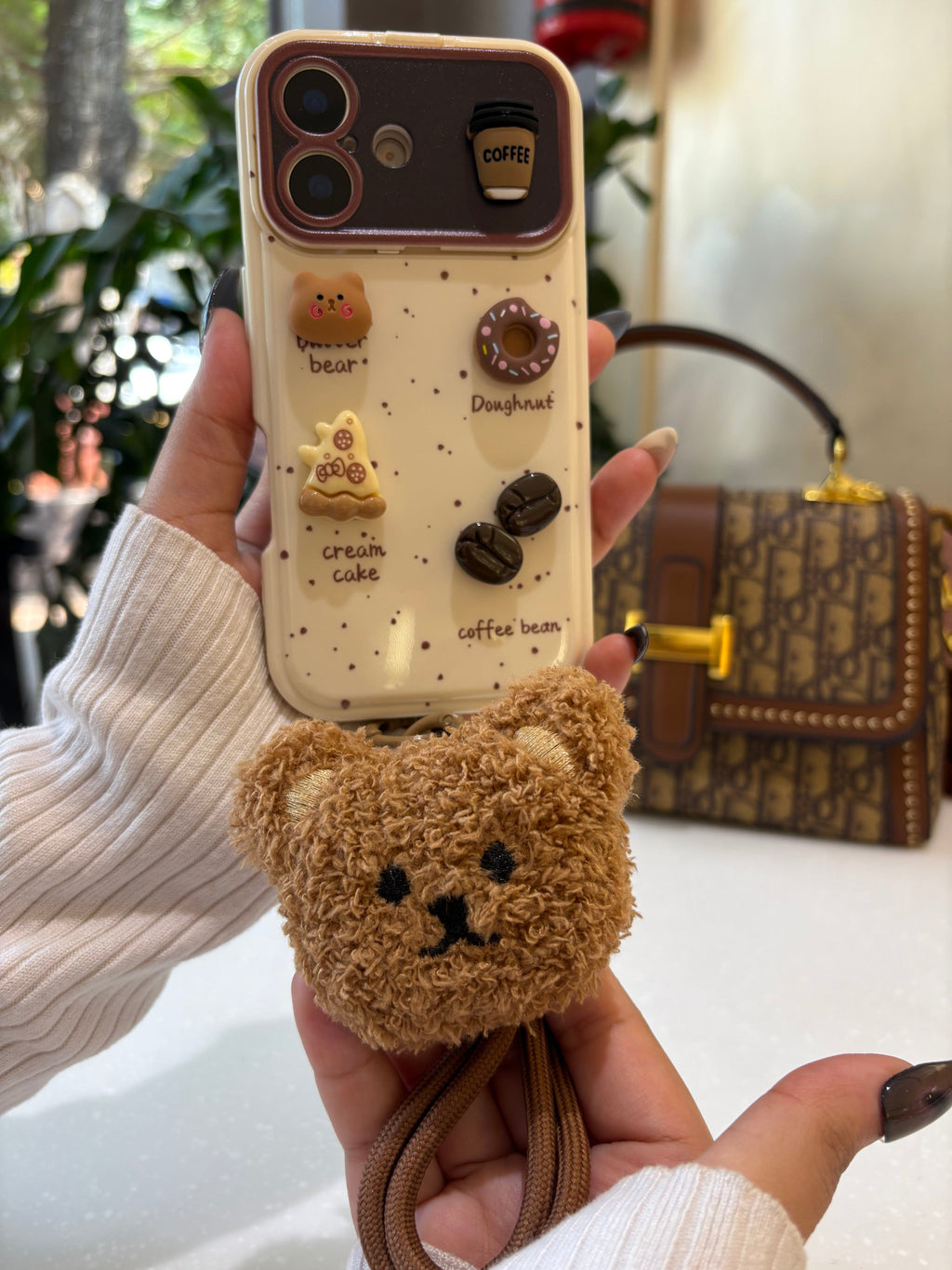 Donut Cookie Cafe Mirror 3D iPhone Case