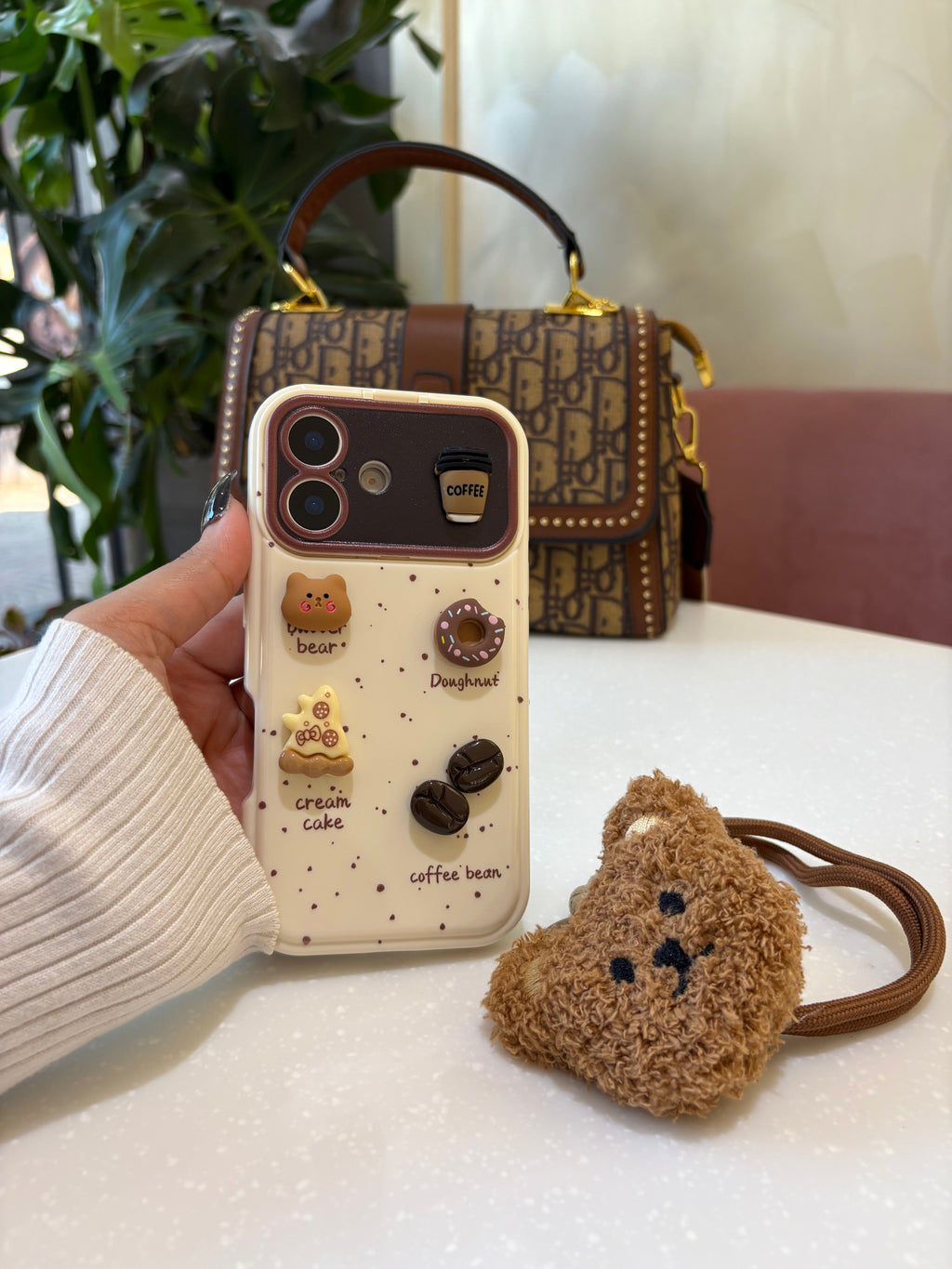 Donut Cookie Cafe Mirror 3D iPhone Case