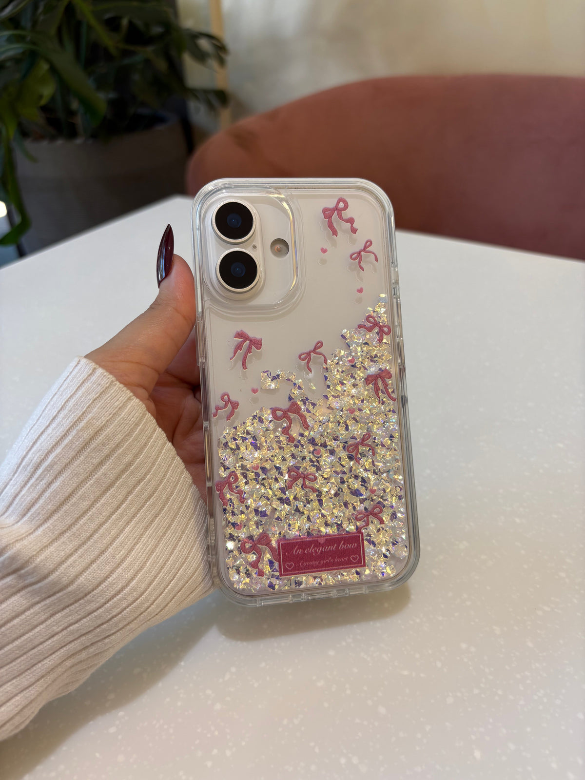 Sweet Ribbon Quicksand Case