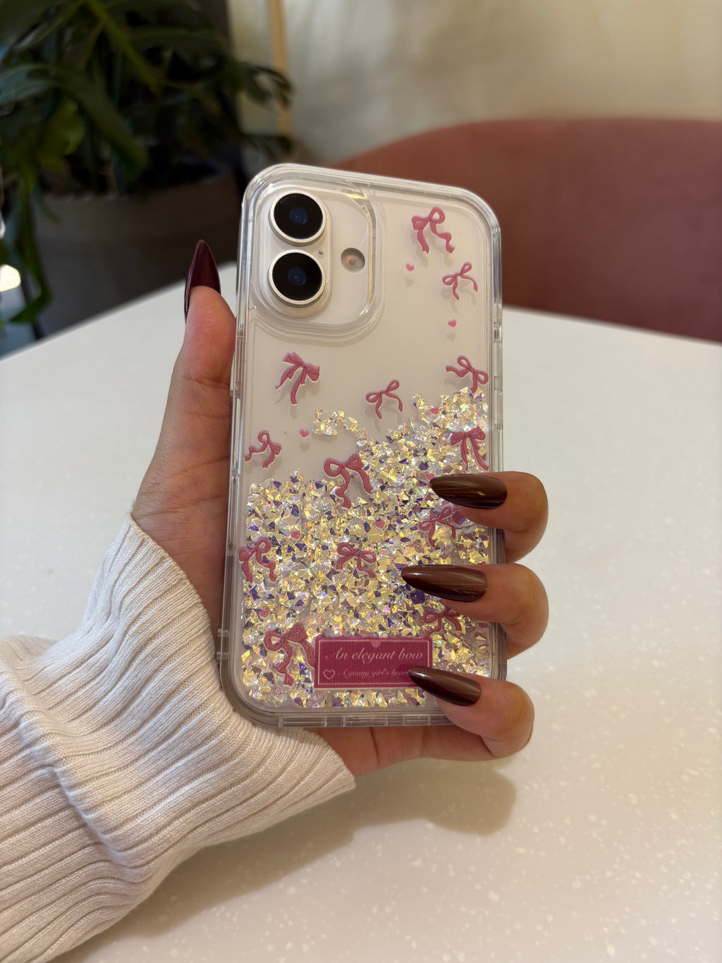 Sweet Ribbon Quicksand Case