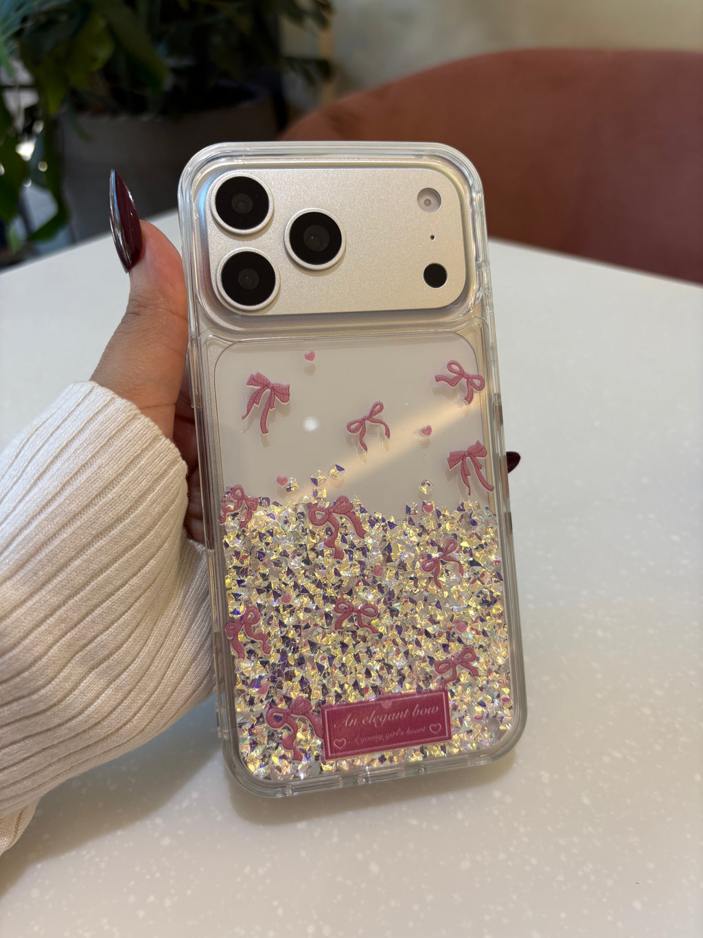 Sweet Ribbon Quicksand Case