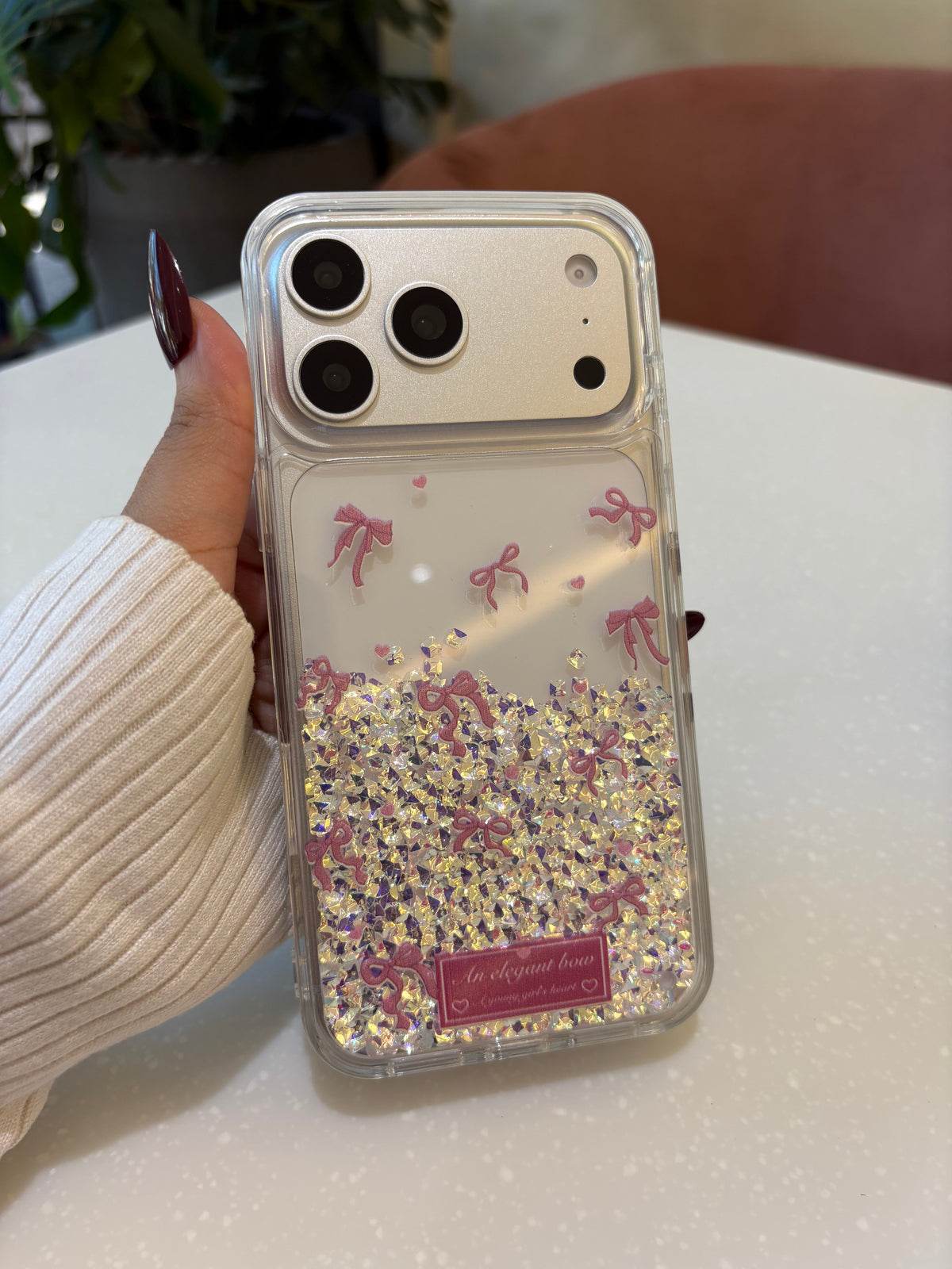 Sweet Ribbon Quicksand Case