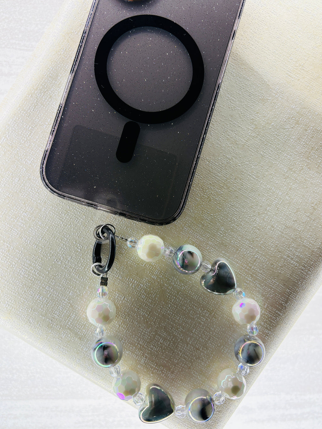 Luxury Marble Charm and Lanyard