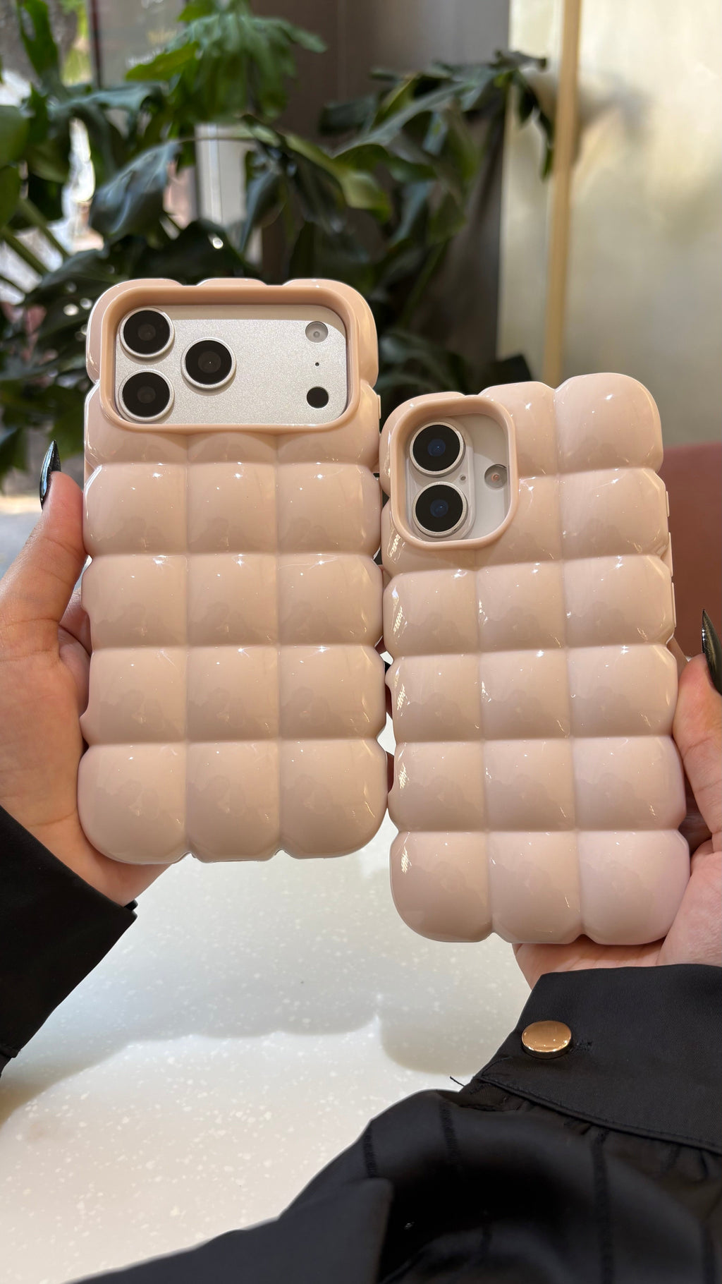 Baby Pink Puffer Case