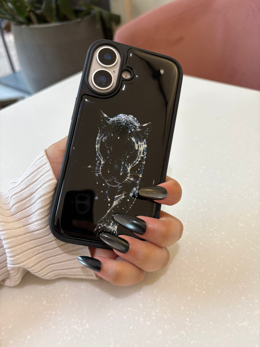 Midnight Leopard iPhone Case