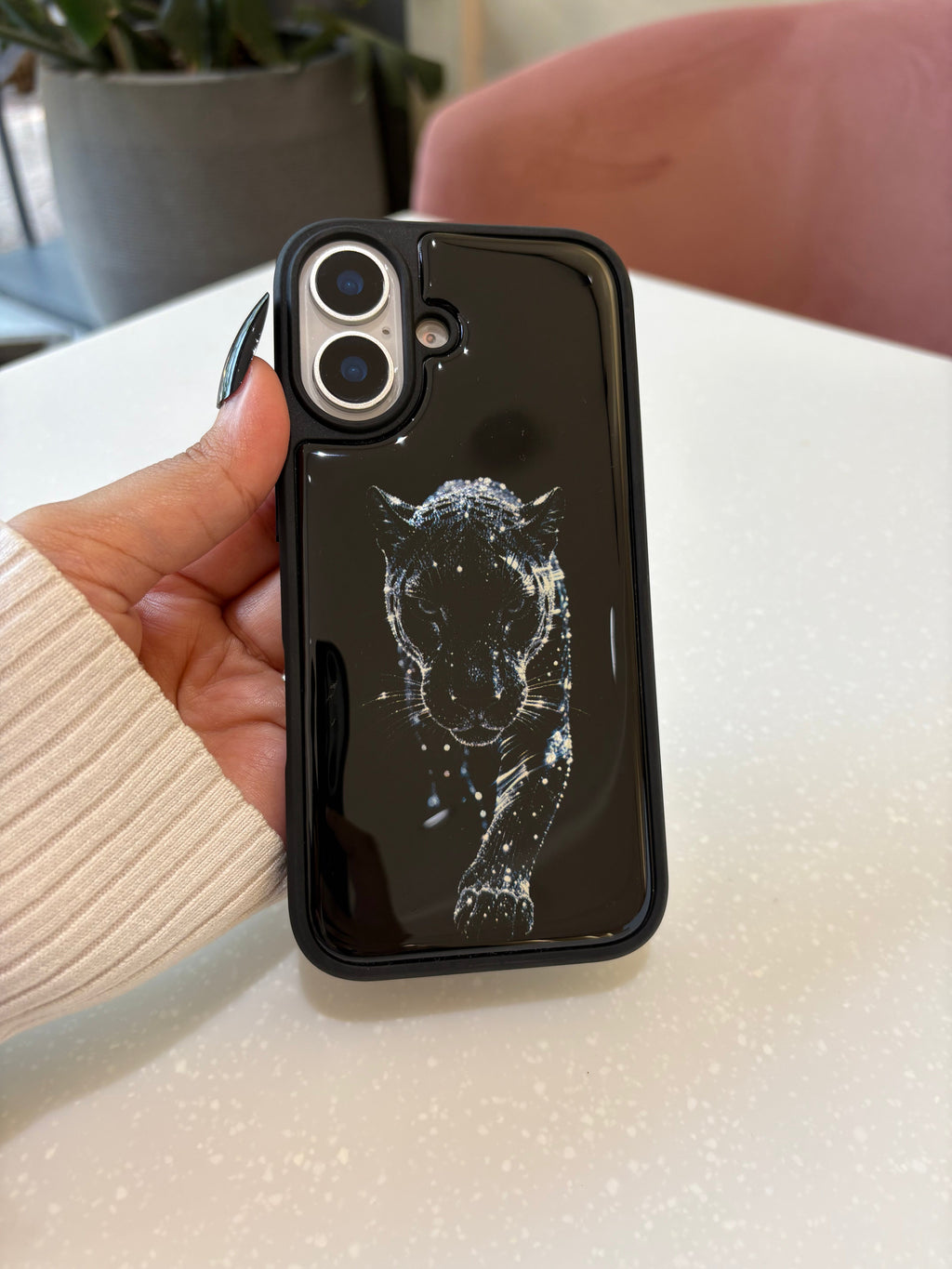 Midnight Leopard iPhone Case