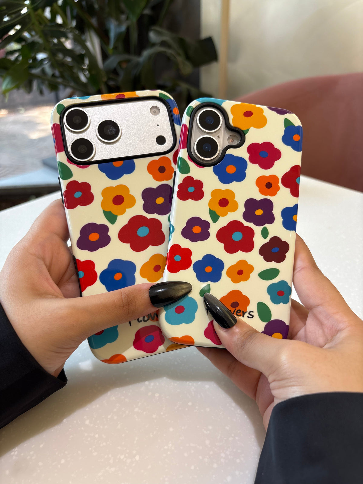 Color Pop Flowers iPhone Case