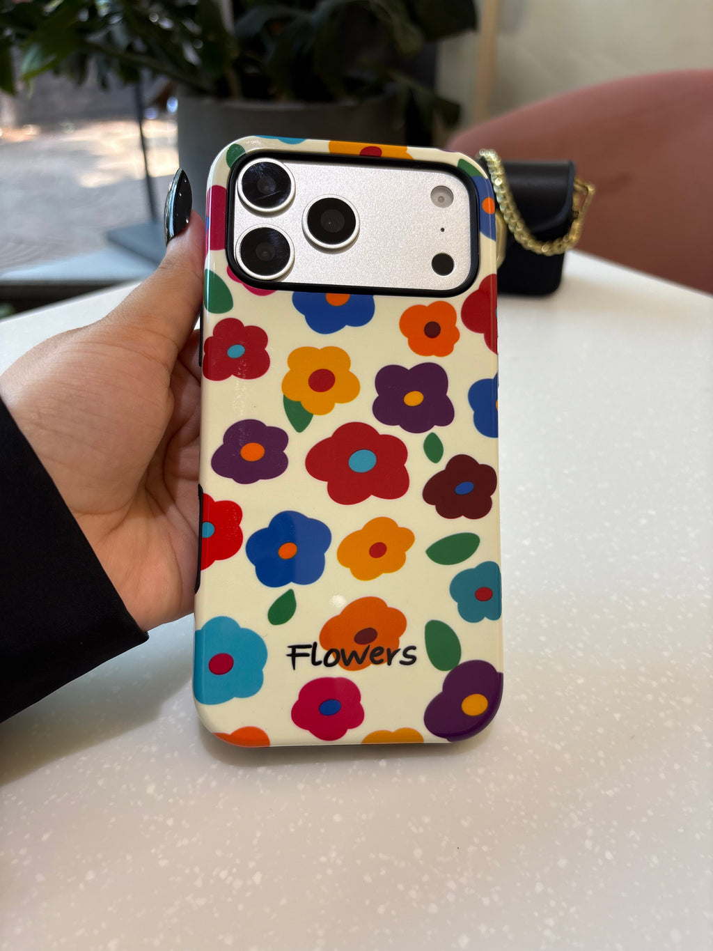 Color Pop Flowers iPhone Case
