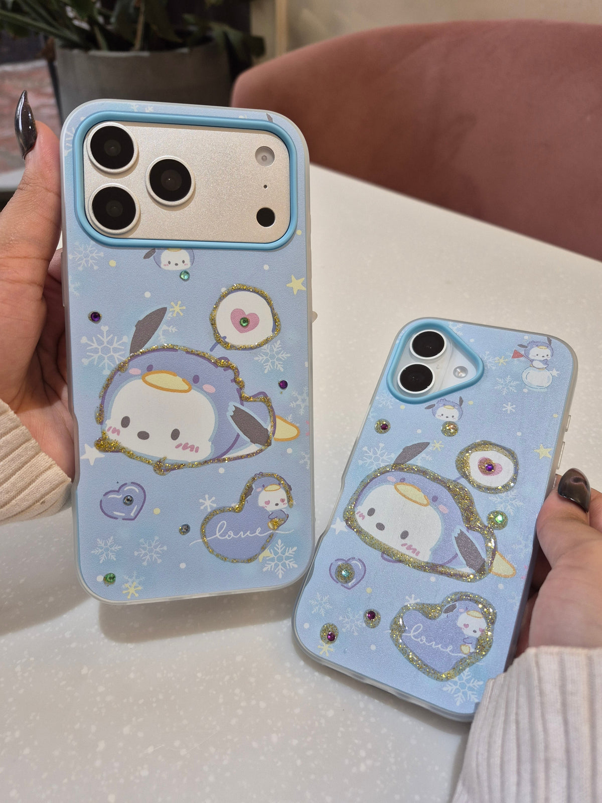 Dreamy Penguin iPhone Case