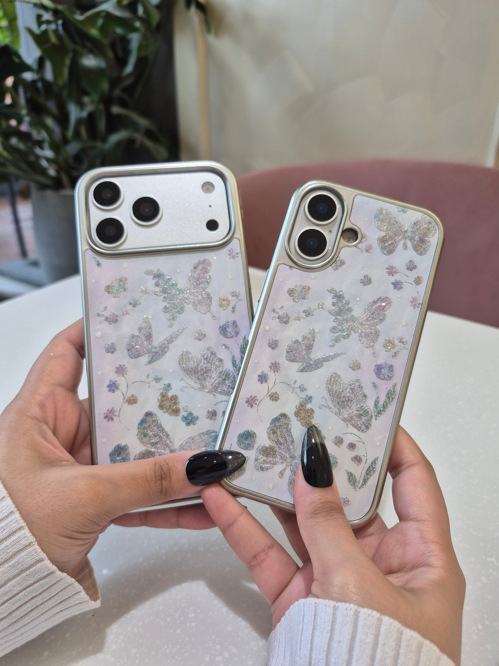 Glitter Butterfly Garden Case