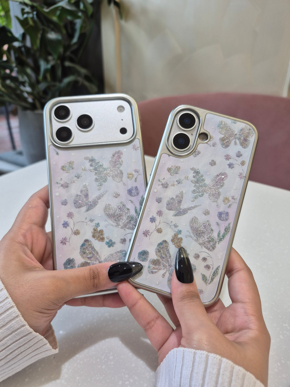 Glitter Butterfly Garden Case