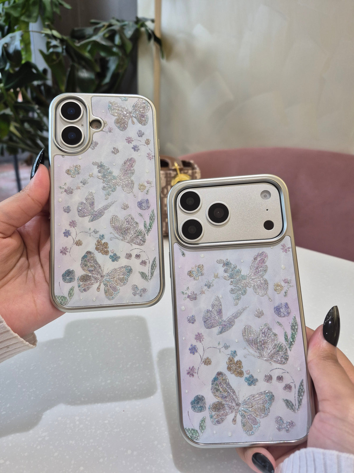 Glitter Butterfly Garden Case