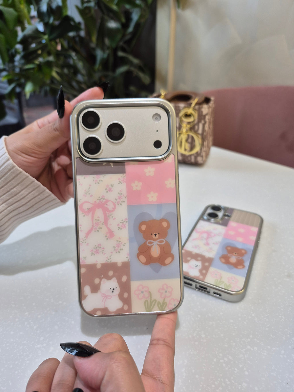 Pastel Teddy Patch MagSafe Case
