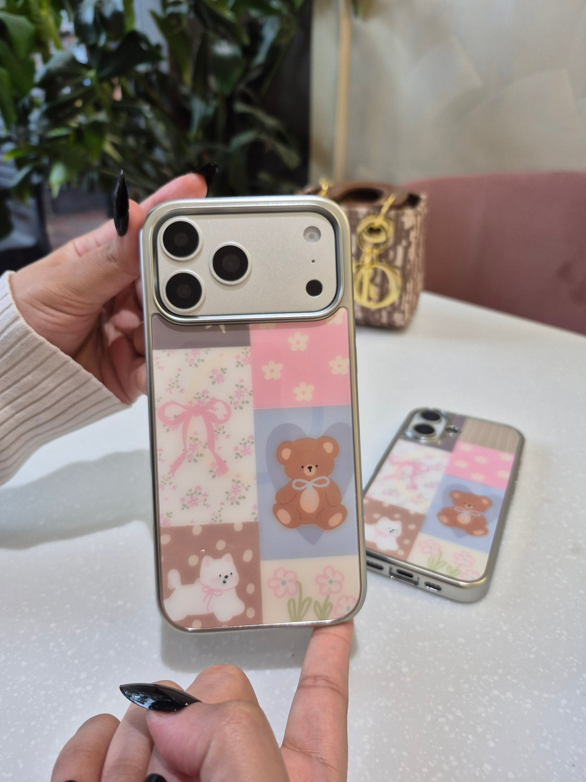 Pastel Teddy Patch MagSafe Case