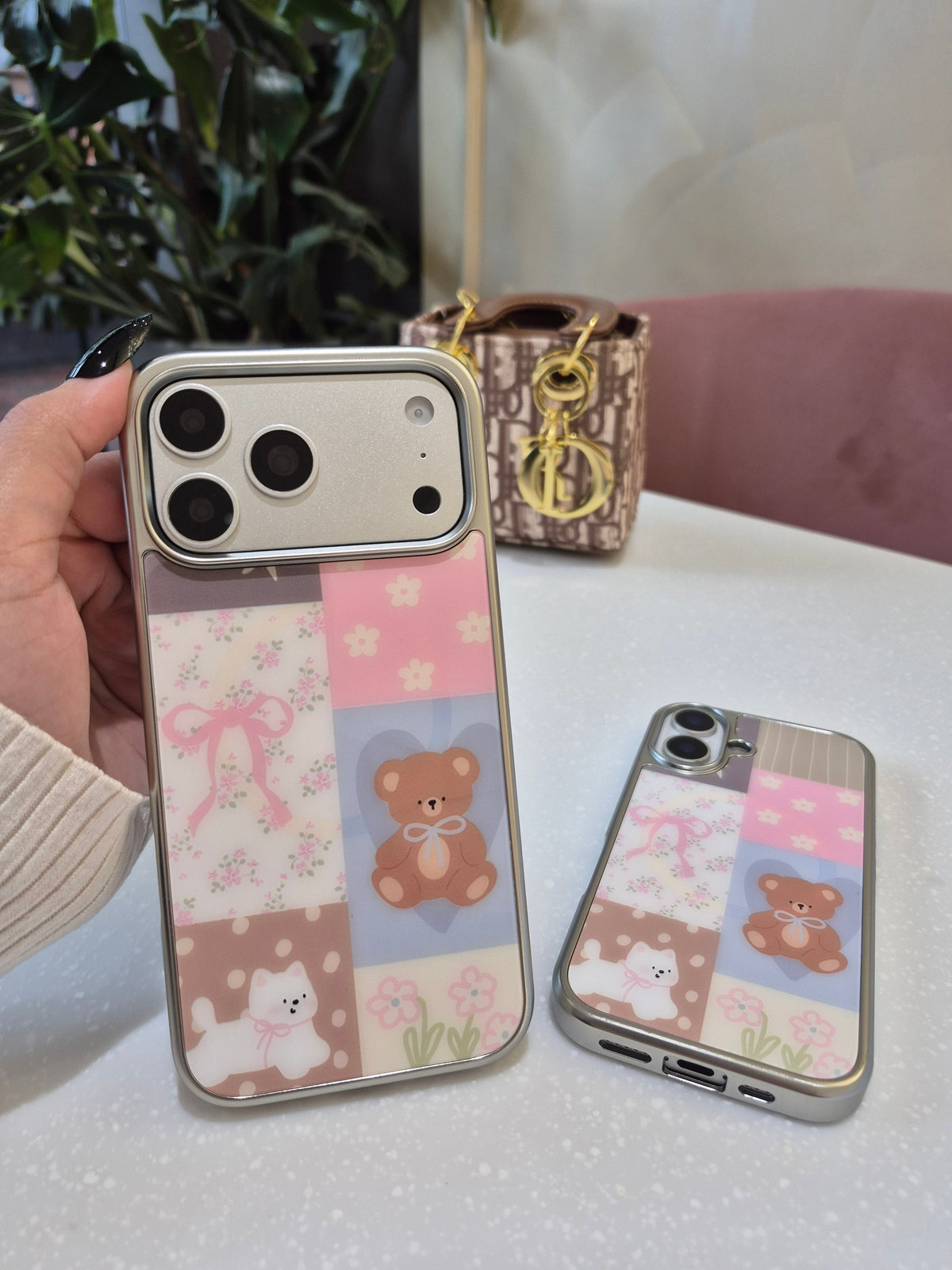 Pastel Teddy Patch MagSafe Case