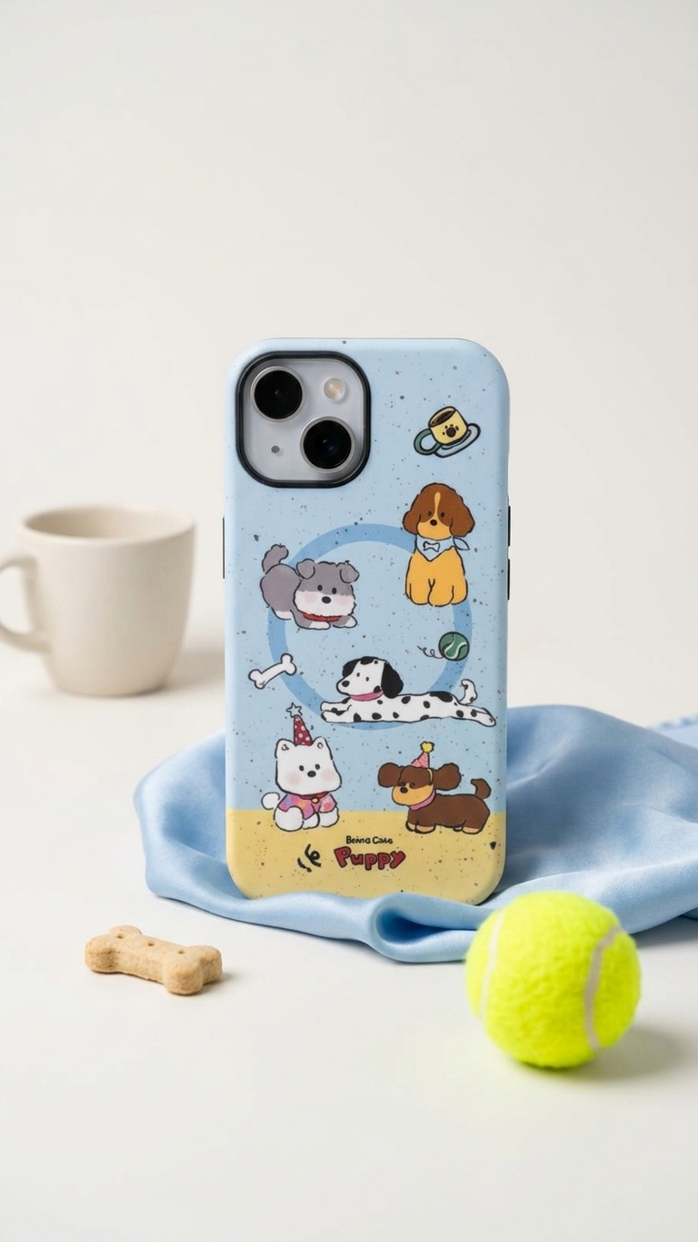 Playful Puppy Park MagSafe Case