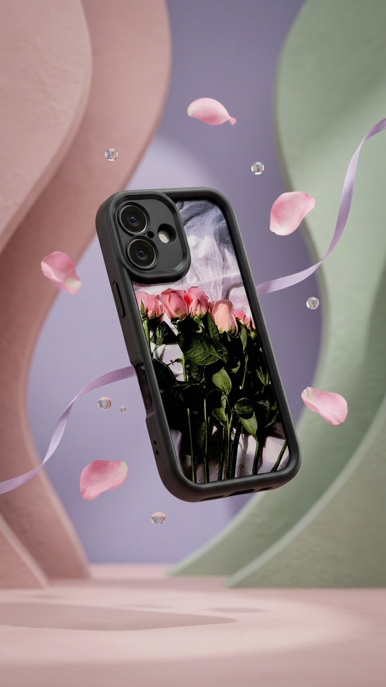 Black Rose iPhone Case