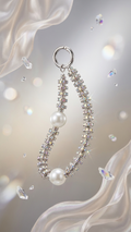 Aurora Pearl Crystal Phone Charm