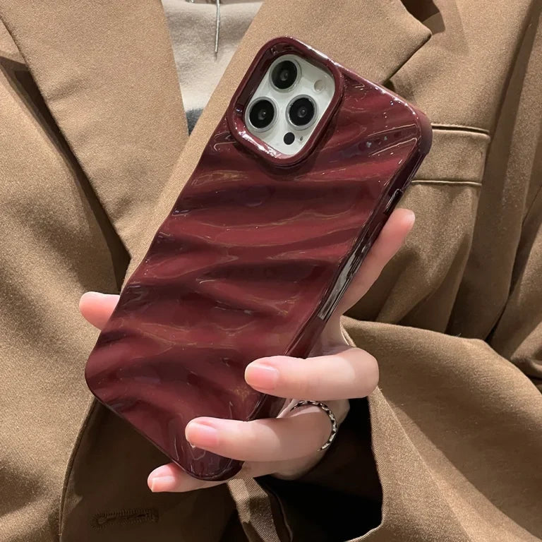 Wavy Designer Silicon Case for iPhone