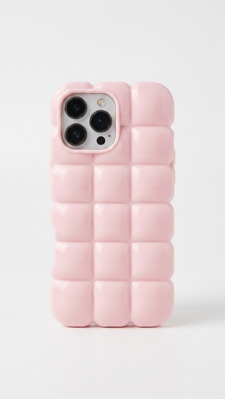 Baby Pink Puffer Case