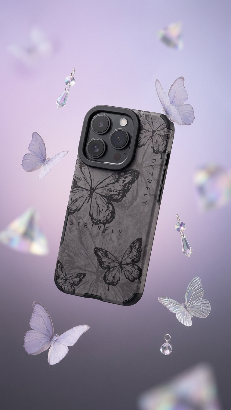 Vintage Butterfly Case