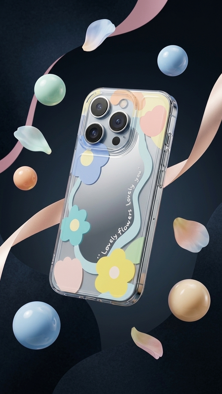 Vibrant Colorful Flowers Cute iPhone Case
