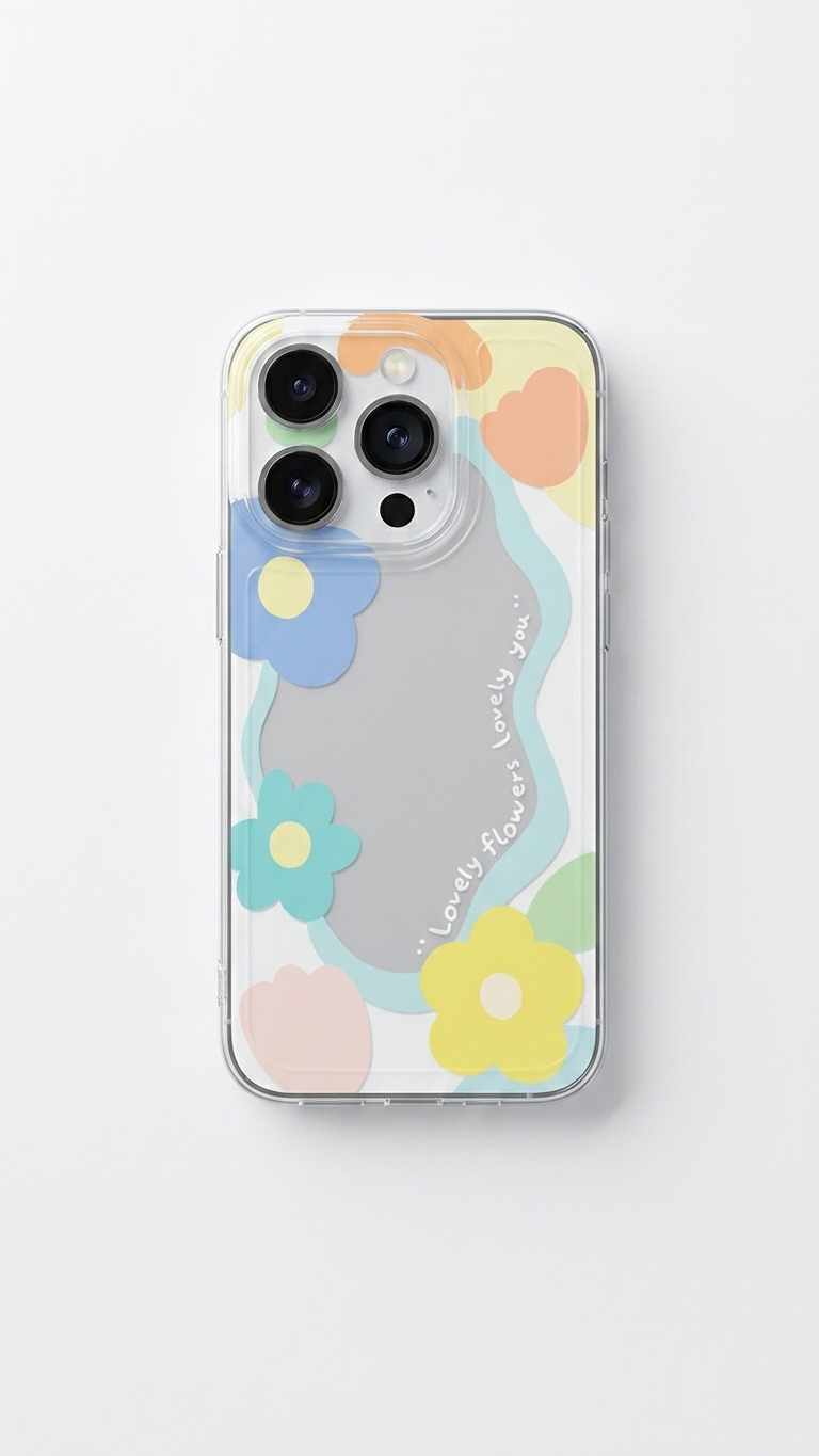 Vibrant Colorful Flowers Cute iPhone Case